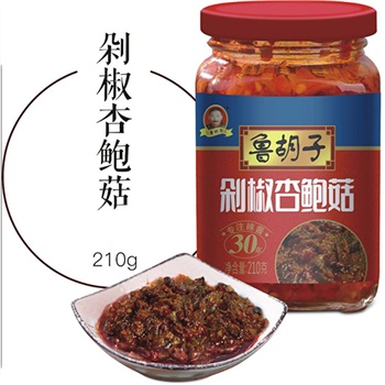 鲁胡子杏鲍菇（210克）/瓶